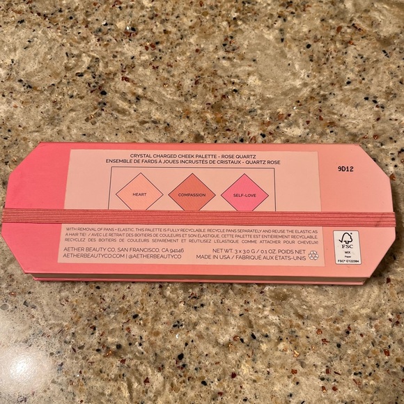 Aether Beauty Crystal Charged Cheek Palette- Rose Quartz - Picture 4 of 4
